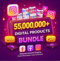 55 Million+ PLR MRR Digital Products Mega Bundle