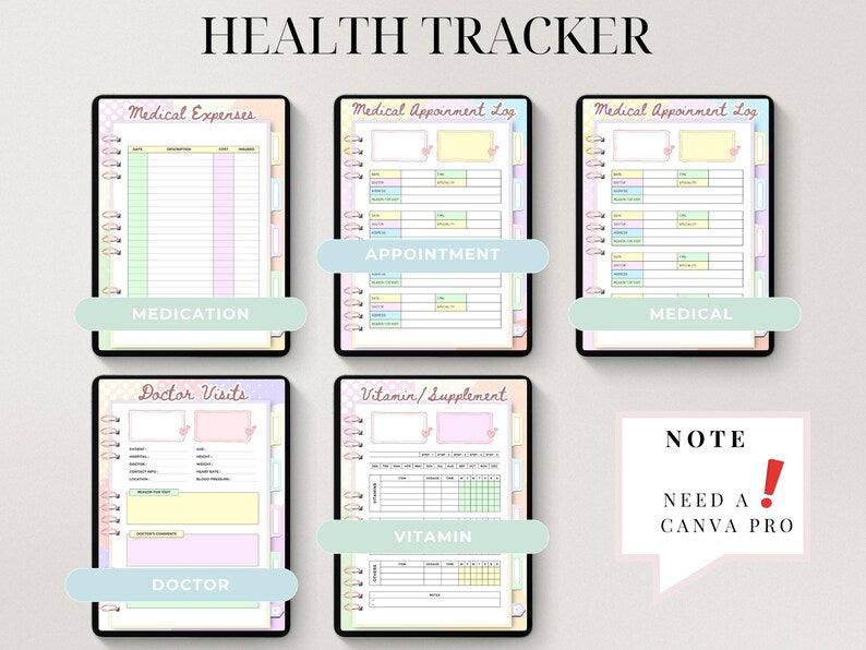 PLR fitness planner