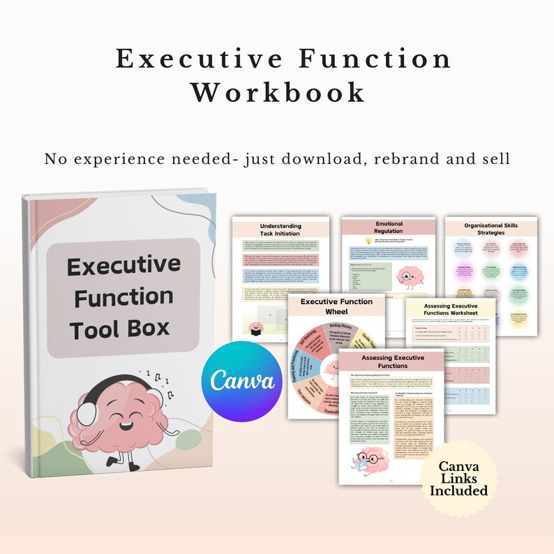 PLR MRR Therapy Worksheets Canva Templates