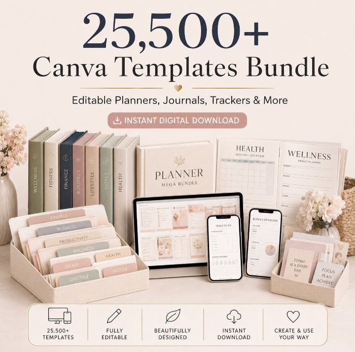 25.500+ Canva  Templates Bundle